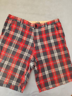 Men's plaid bermuda shorts Vista USA, 100% cotton, size M-L