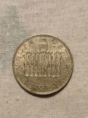 Austrian commemorative coin 20 schilling used