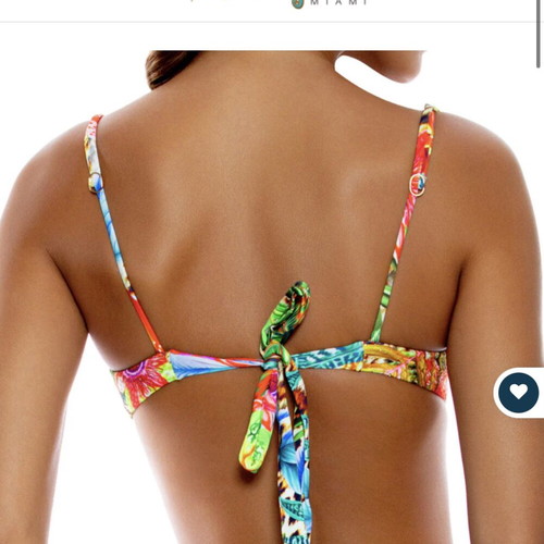 Luli Fama bikini set like new, multicolor, top medium bottom small