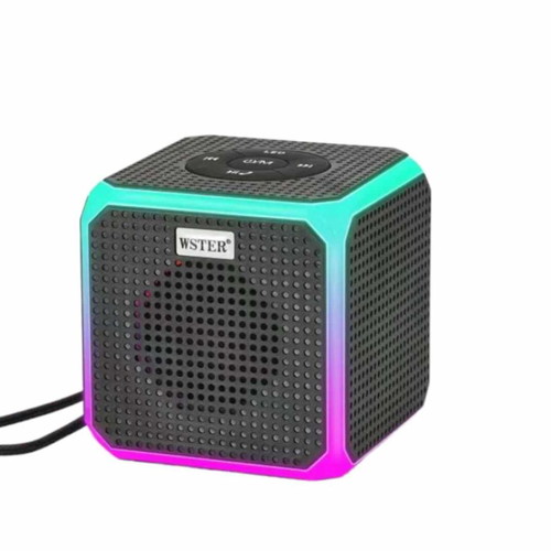 Bluetooth wireless speaker new with LED RGB and mini cube design