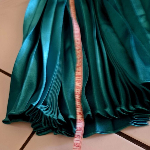 Ted Baker satin dress new with label, bright green, halterneck