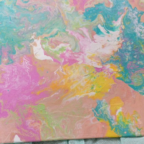 Painting new, 24x30cm on cardboard