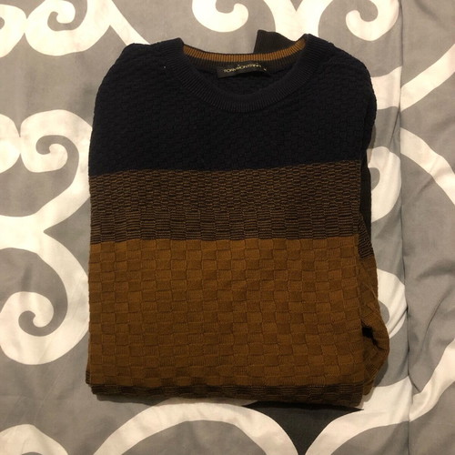 Tony Montana sweater used, size M, black and brown