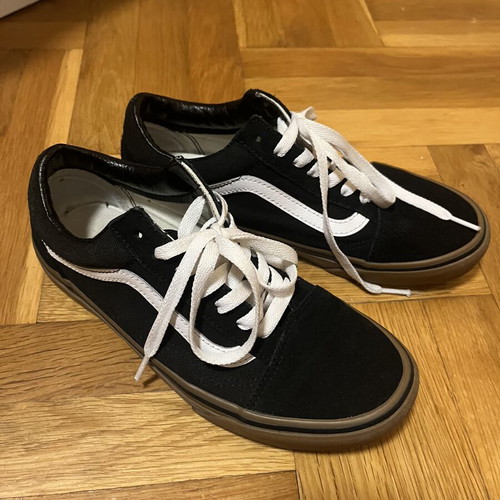 Vans black sport shoes size 38