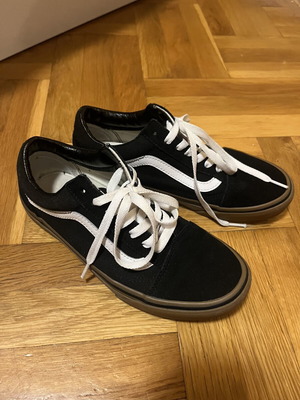 Vans black sport shoes size 38