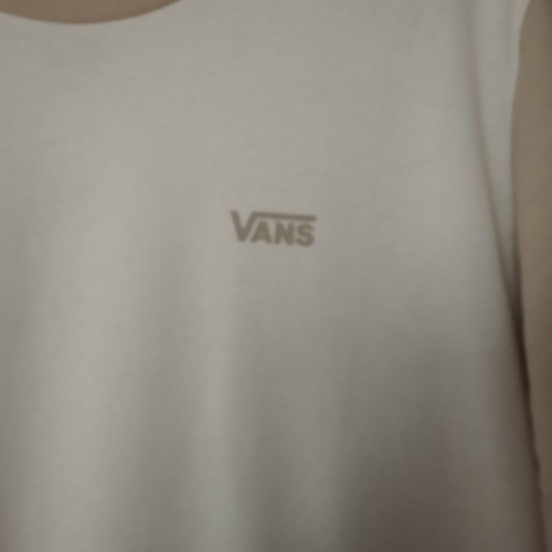 T-shirt Vans women's size L new, beige