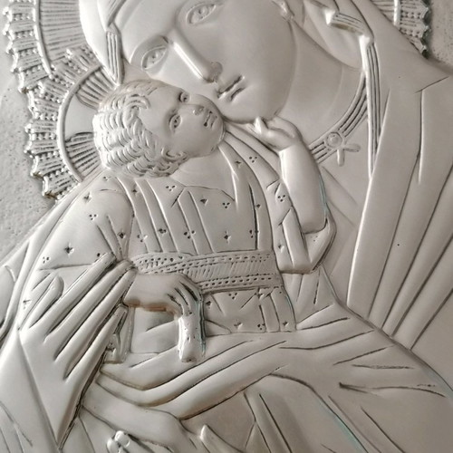 Silver icon of Panagia 925 new