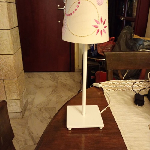 Metal table lamp like new, height 0.46 m