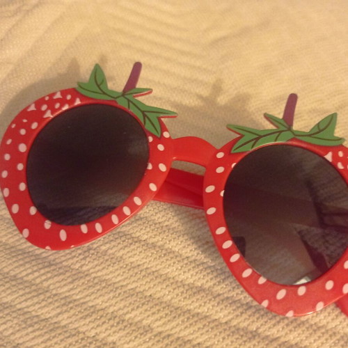 Sunglasses new, pack of 2 with strawberries and watermelons
