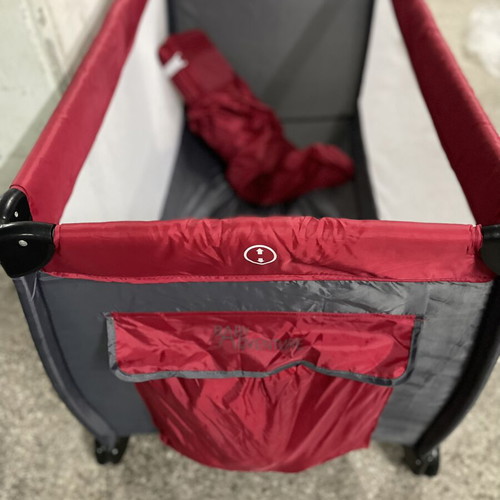 Holiday Iron Baby Adventure Playpen like new with mattress