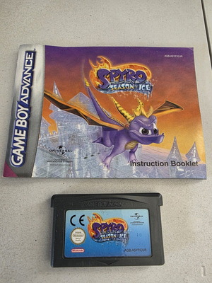Nintendo Gameboy Advance παιχνίδι Spyro Season of Ice με εγχειρίδιο