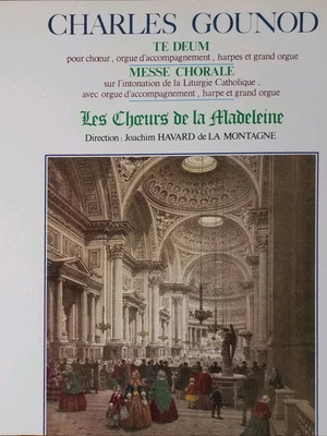 Charles Gounod Te Deum / Messe Chorale vinyl used