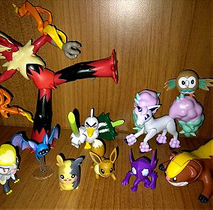 10x διάφορες αυθεντικές Pokemon φιγούρες πακέτο σε άριστη κατάσταση!