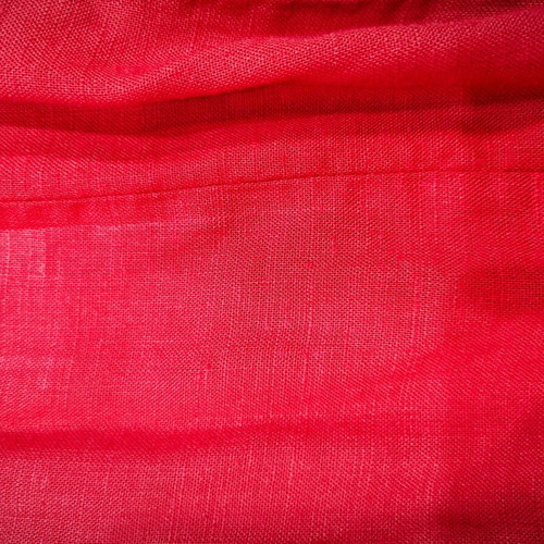 Red linen blazer Custommade like new