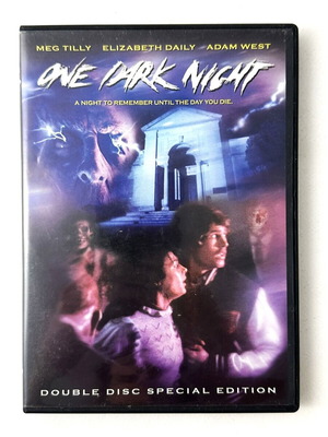 One Dark Night DVD double disc special edition like new, thriller horror