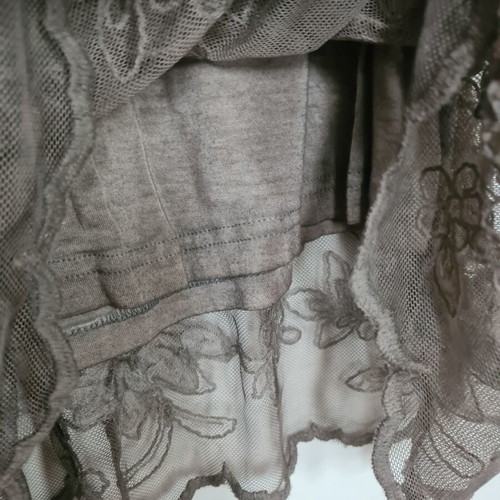 Talco long dress used, gray/brown, size S