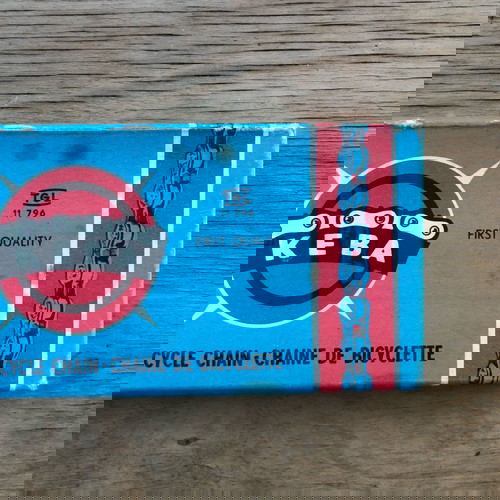 KEBA Αλυσίδα ποδηλάτου 1/2 x 1/8 vintage, καινούργια, γερμανικής κατασκευής