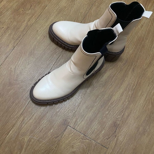 Pull & Bear beige boots like new, size 38