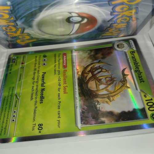 Pokemon Binder like new with 28 cards rarity uncommon, rare, reverse holo