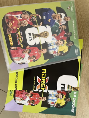 FIFA World Cup 2026 Adrenalyn XL Panini албум като нов