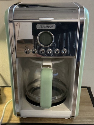 Vintage Ariete Filter Coffee Maker like new, 12-cup capacity