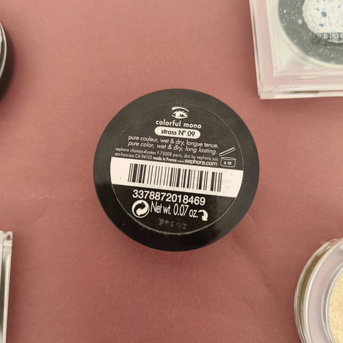 Sephora Crazy MyFace Carlos Roma eyeshadow set like new, shimmer metallic