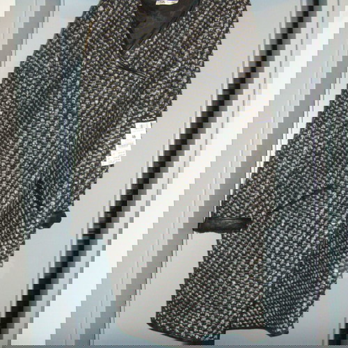 Ελαφρύ παλτό καινούργιο Νο46 Betty Barclay σε μαύρο και λευκό