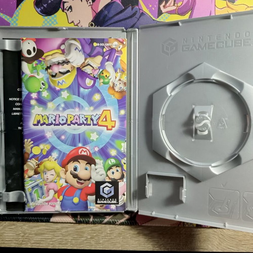 Mario Party 4 GameCube case and manual used