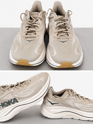 Hoka Clifton 10 αθλητικά σαν καινούρια, μέγεθος 44, γκρι