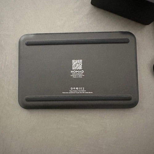 Nomad Base Station Hub Edition wireless charger used