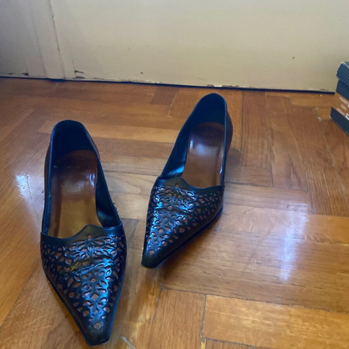 Vintage Y2K coquette heels used, size 39, with unique heel