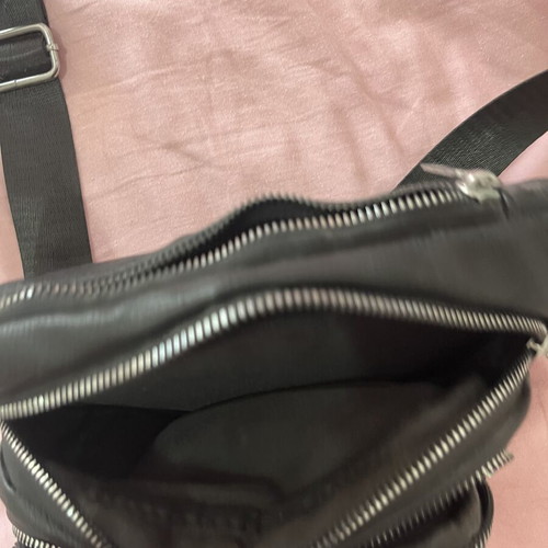 Black waist bag
