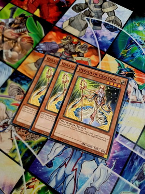 Playset 3x Herald of Creation SR02 Yu-Gi-Oh! cards