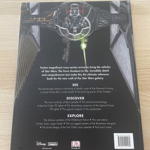 Star Wars The Force Awakens Incredible Cross-Sections book like new