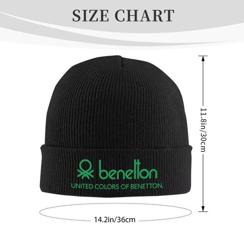United Colors Of Benetton warm knit hat new, black