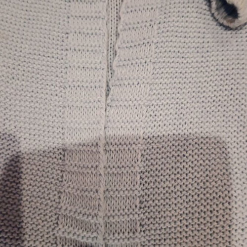 Knitted cardigan like new one size blue