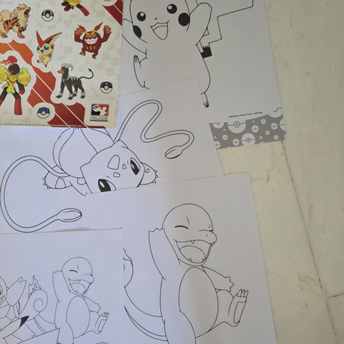 Pokémon Activity Pack with Coloring Pages and Stickers, Official