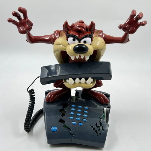 Telemania Taz Looney Tunes telephone used, collectible 1990s