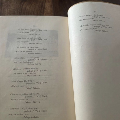 Tropaion Delvinakiou book used, 1949 edition, history