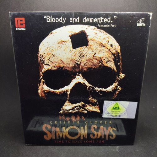 Simon Says VCD used, rare double Singapore edition, English no subtitles