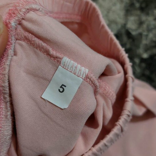 Children's leggings like new, pink, for 5 years old