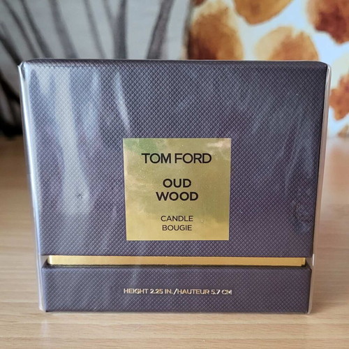 Tom Ford oud wood scented candle new