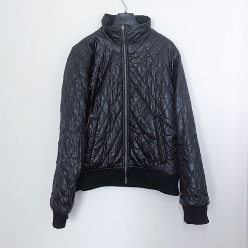 Bershka Reversible Jacket 00s Large used, black and grey