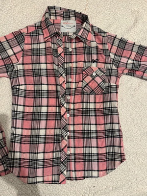 BSB pink checkered shirt like new