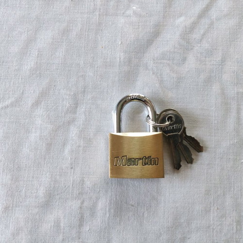 Martin 30mm padlock with three keys new