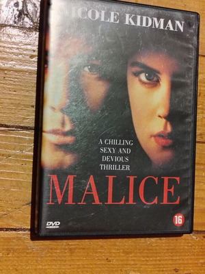 Malice DVD used, thriller, horror, Dutch subtitles