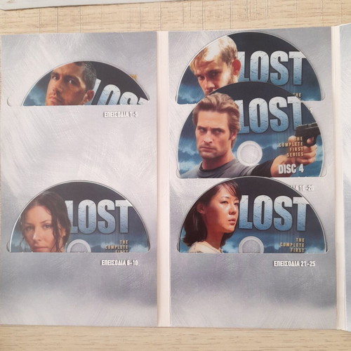Lost The Missing DVD used, first and second season, 11 DVDs