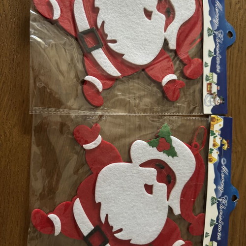 Felt Christmas figures, 15-17 cm, set of 6