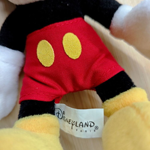 Mickey Mouse plush keychain Disneyland Paris