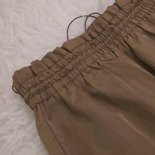 Stradivarius women's mini skirt size S like new, beige brown